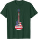 Cool Guitar Women Musician Electric Guitarist Music T-Shirt - T-Shirt | Forest