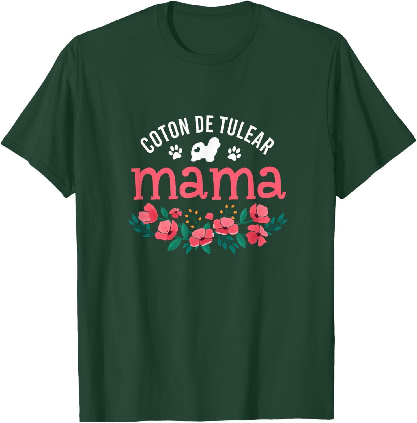 Coton de Tulear Mama Dog Lover Gifts for Cute Dog Mom T-Shirt - T-Shirt | Forest
