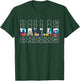 Dallas City Map Landscape Texas American State Texas T-Shirt - T-Shirt | Forest