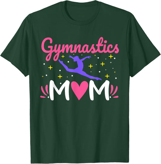 Gymnastics Mom Gymnast Mom Mother T-Shirt - T-Shirt | Forest