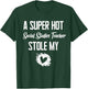 A Super Hot Social Studies Teacher Stole My Heart Cute I T-Shirt - T-Shirt | Forest