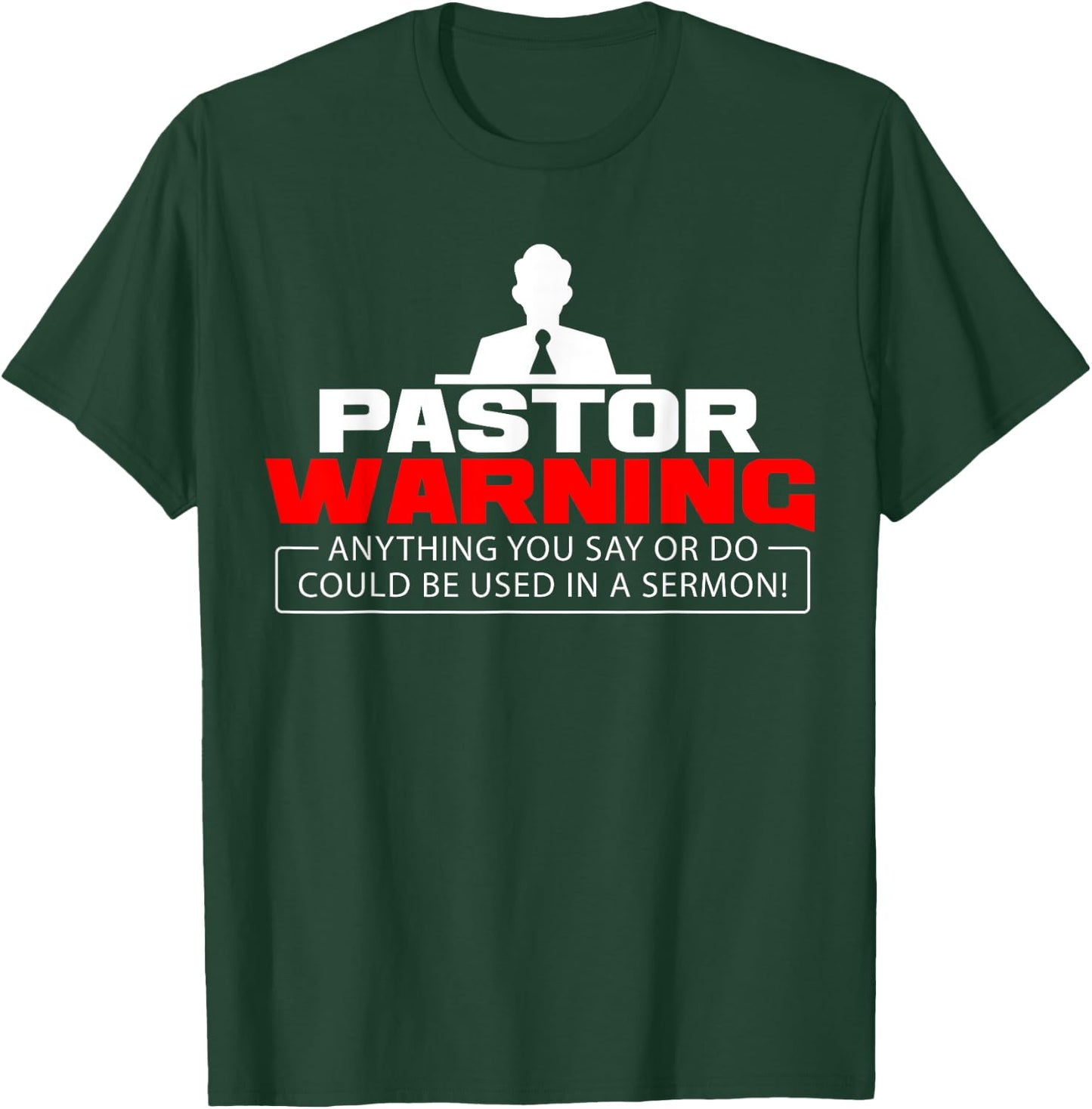 Funny Pastor Christian Jesus Believer Appreciation Men Gift T-Shirt - T-Shirt | Forest