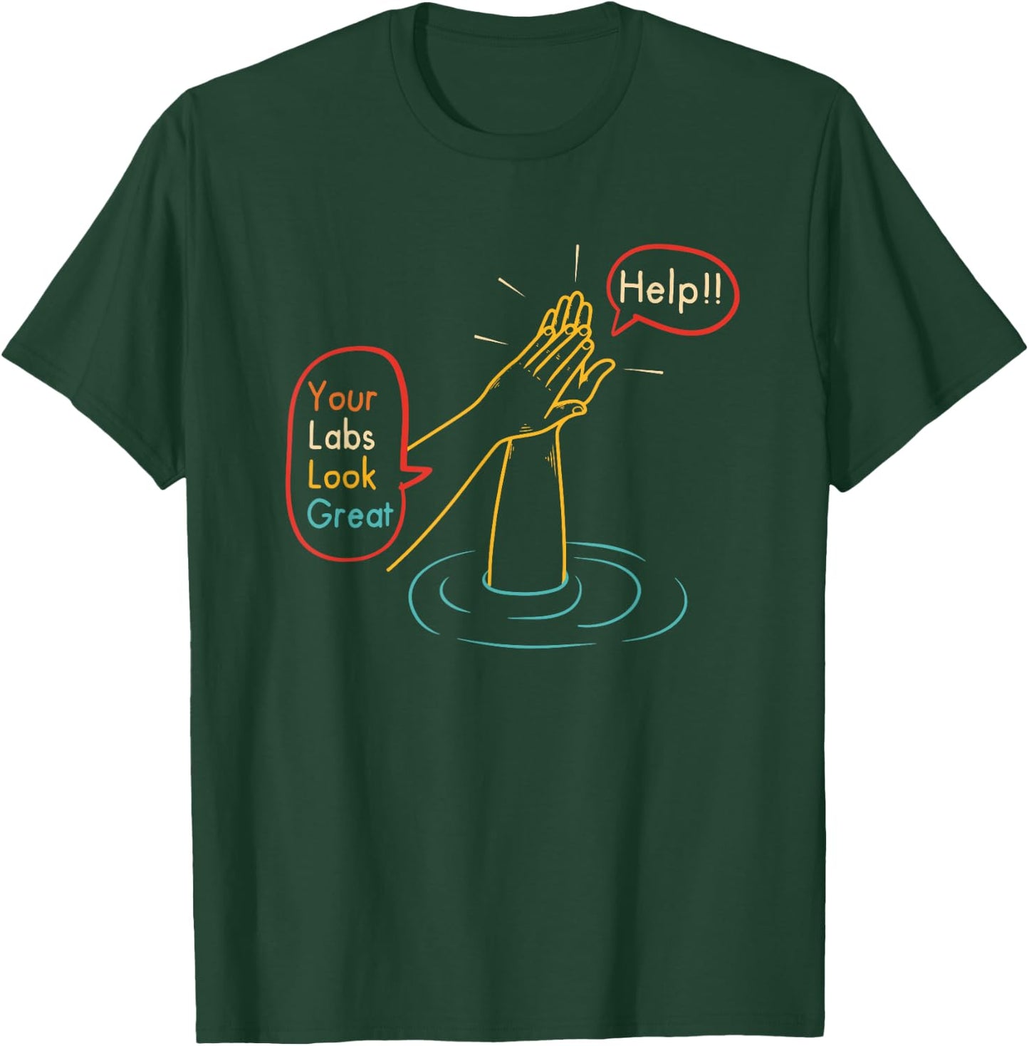 Help!! Your Labs Look Great Funny T-Shirt - T-Shirt | Forest