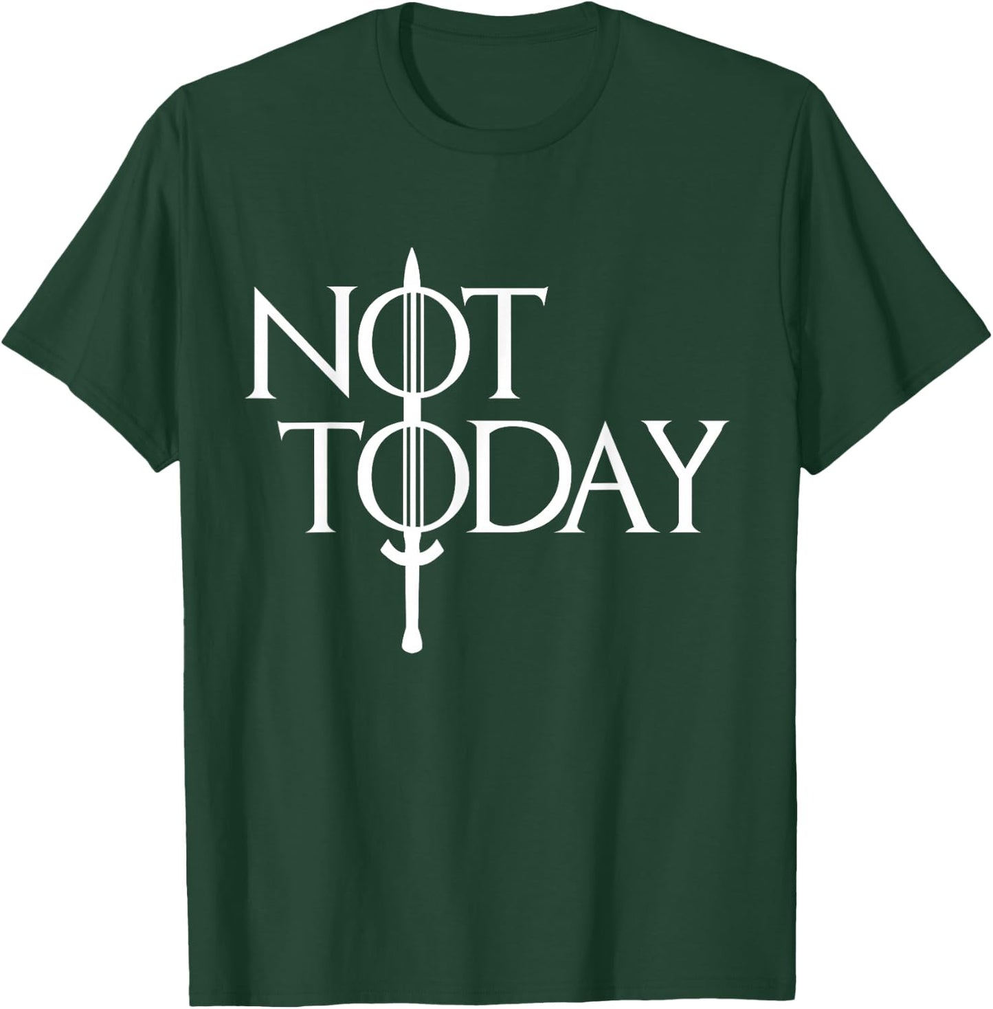 Men Women Not Today Vintage Cosplay Small T-Shirt - T-Shirt | Forest