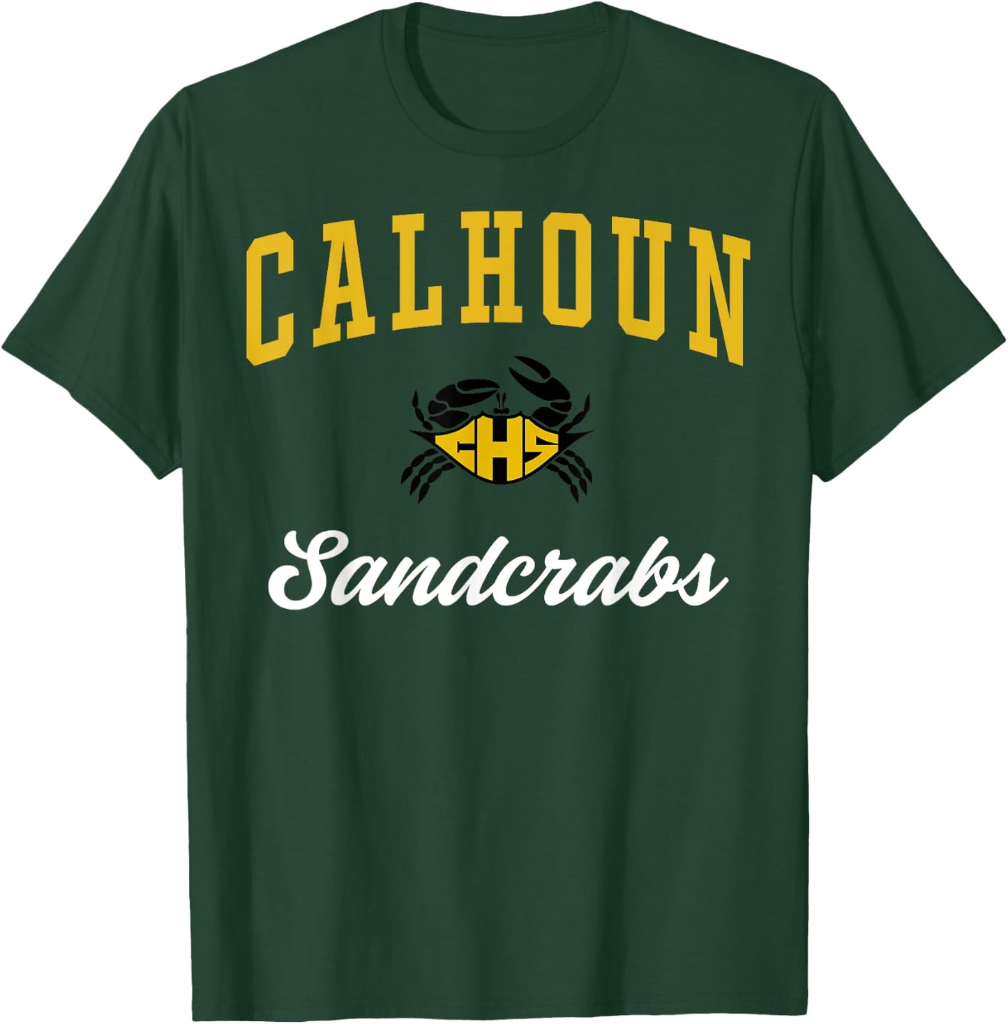 Calhoun High School Sandcrabs C3 T-Shirt - T-Shirt | Forest
