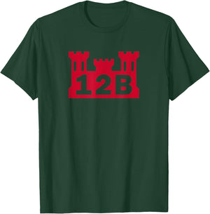 12B Combat Engineer | Castle T-Shirt - T-Shirt | Forest