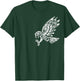 Falcon Abstract Haida Art Pacific Northwest Coast Bird T-Shirt - T-Shirt | Forest
