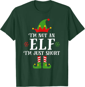 Im Not An Elf Family Christmas Pjs Matching Men Women Kids T-Shirt - T-Shirt | Forest