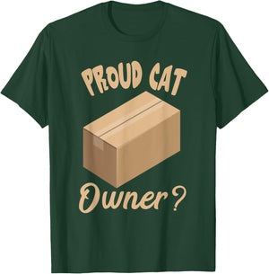 Schrödinger's Cat Proud Cat Owner Funny Physician Physics T-Shirt - T-Shirt | Forest