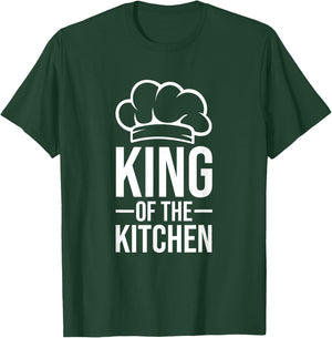 Funny Cook Cooking Chef Gift - King Of The Kitchen T-Shirt - T-Shirt | Forest