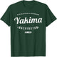 Yakima Washington Vintage Minimalist Souvenir WA Yakima T-Shirt - T-Shirt | Forest