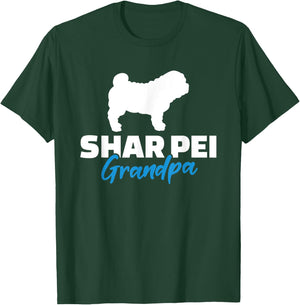 Shar Pei Grandpa T-Shirt - T-Shirt | Forest