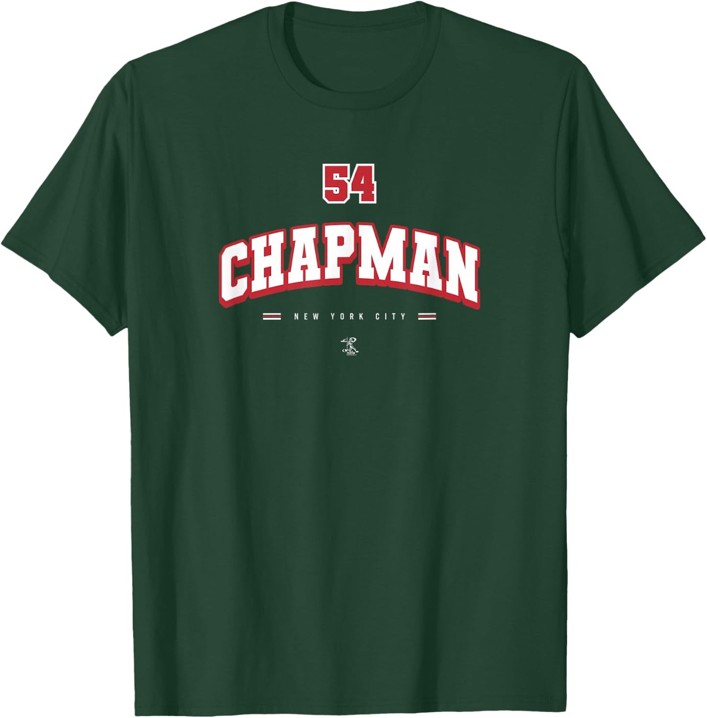 Aroldis Chapman Player Arch Gameday T-Shirt - T-Shirt | Forest