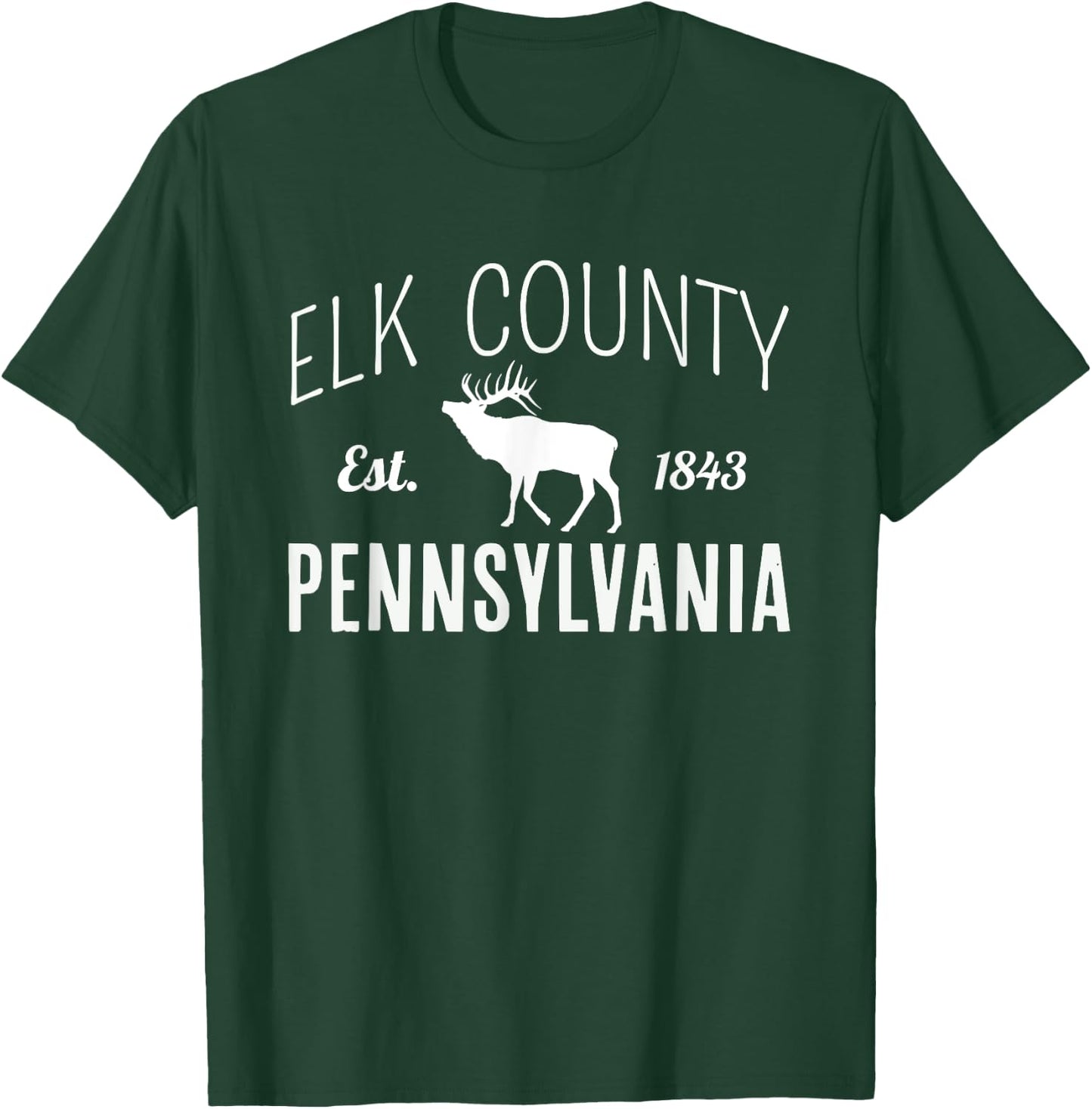 Elk County Nature Pennsylvania Vacation Animal T-Shirt - T-Shirt | Forest