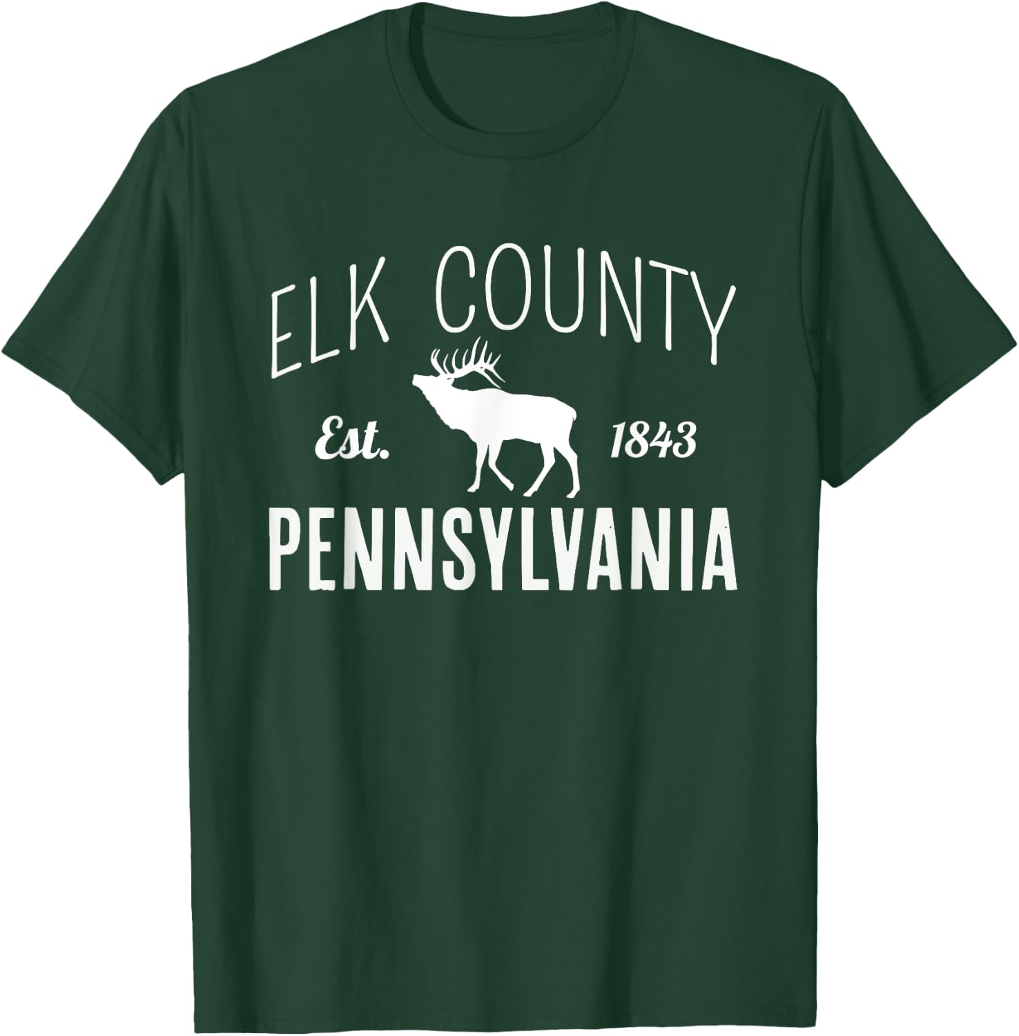 Elk County Nature Pennsylvania Vacation Animal T-Shirt - T-Shirt | Forest