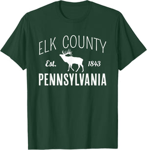Elk County Nature Pennsylvania Vacation Animal T-Shirt - T-Shirt | Forest