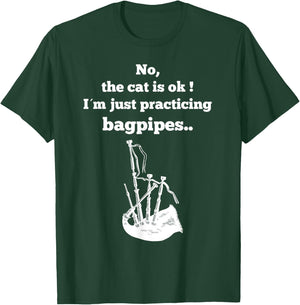 Funny Im just practicing Bagpipe for Bagpipers T-Shirt - T-Shirt | Forest