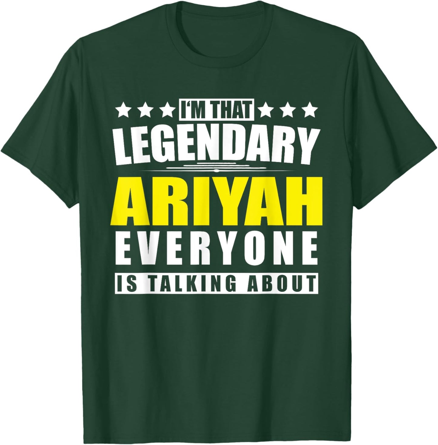 Name Ariyah First Name Gifts - Funny Personalized Gift T-Shirt - T-Shirt | Forest