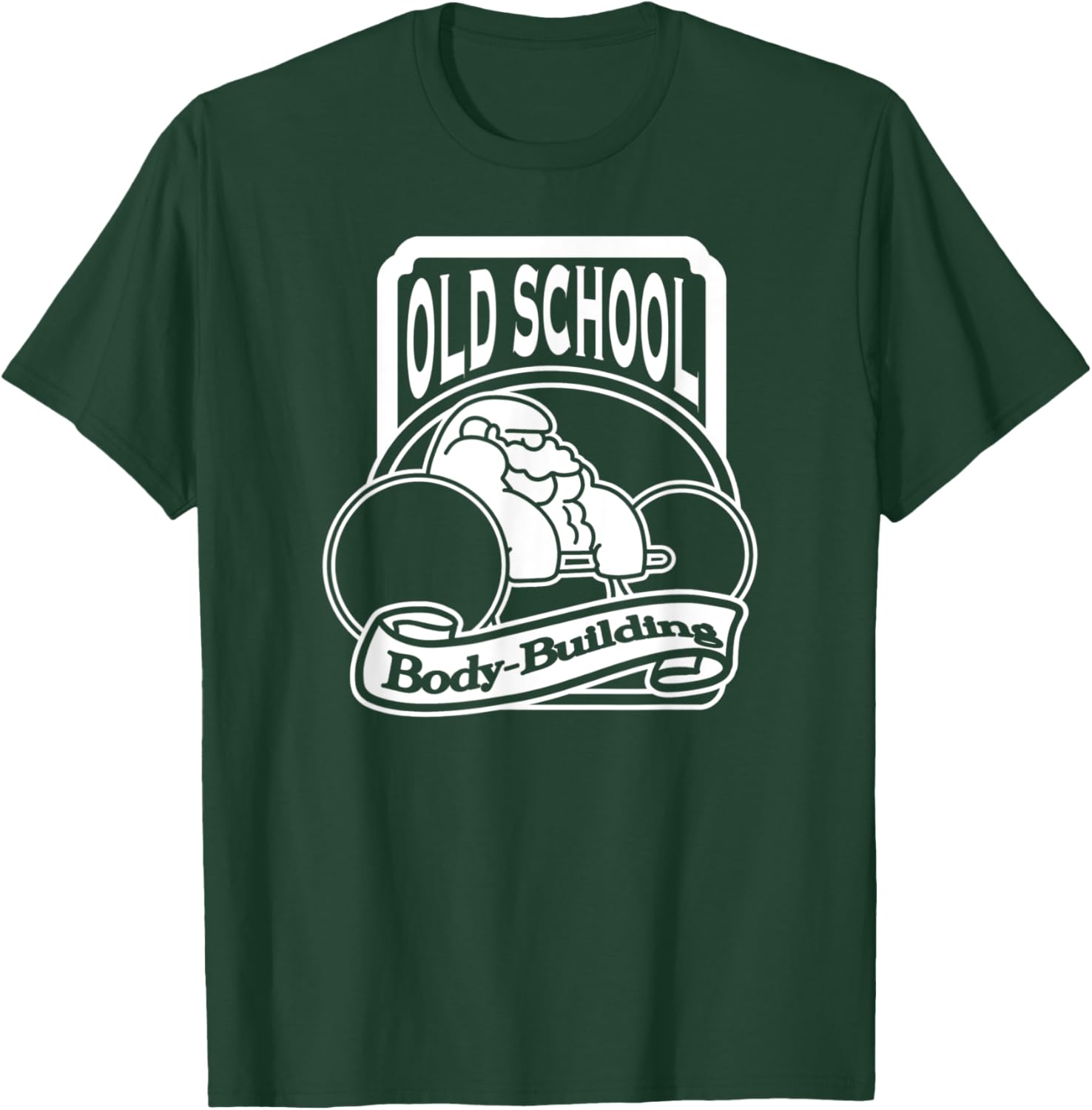 Old School Body-Building Ancient Style T-Shirt - T-Shirt | Forest