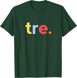 Kids 3rd Birthday Shirt Boy 3 Year Three Tre | Italian Compleanno T-Shirt - T-Shirt | Forest