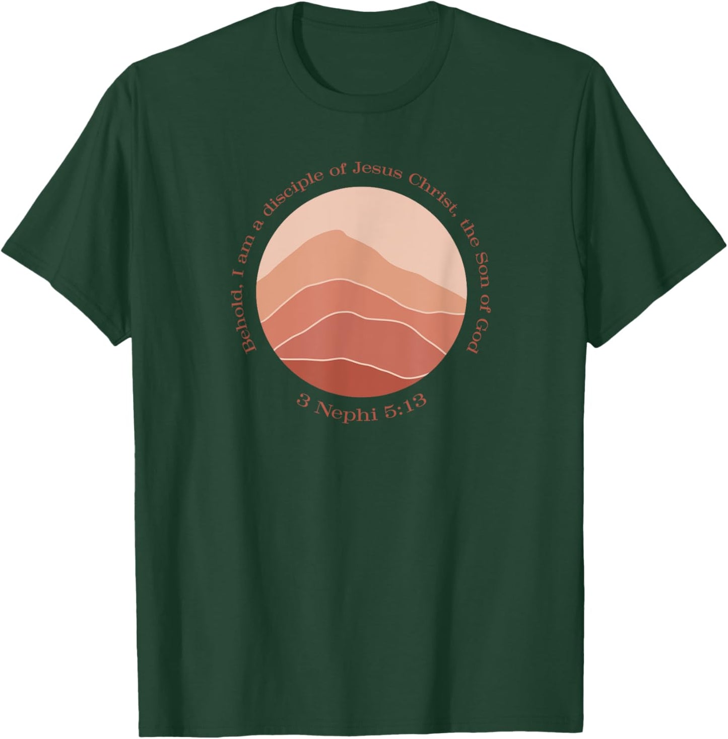 2024 LDS Youth Theme 3 Nephi 5:13 A Disciple of Jesus Chri T-Shirt - T-Shirt | Forest