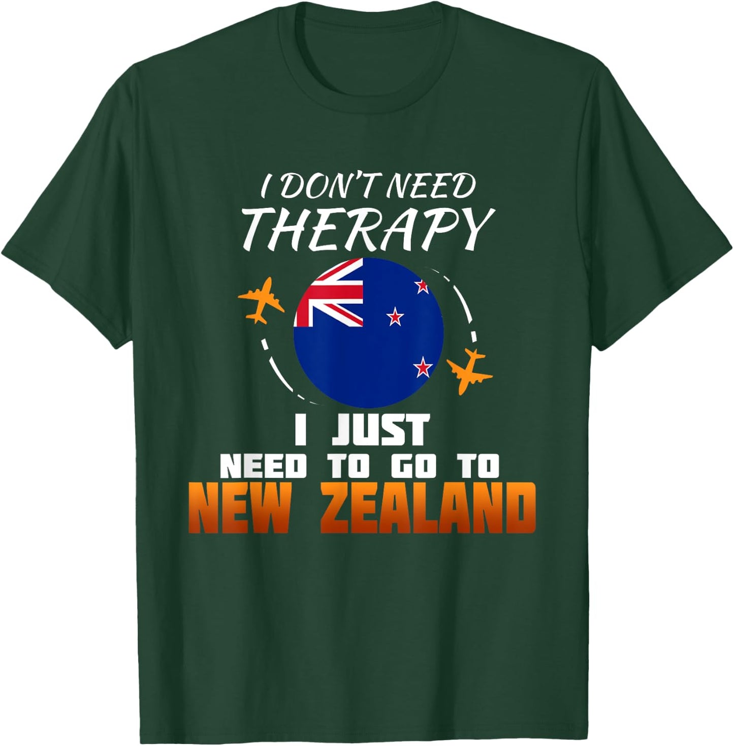 New Zealand Flag I Vacation I Funny New Zealand T-Shirt - T-Shirt | Forest