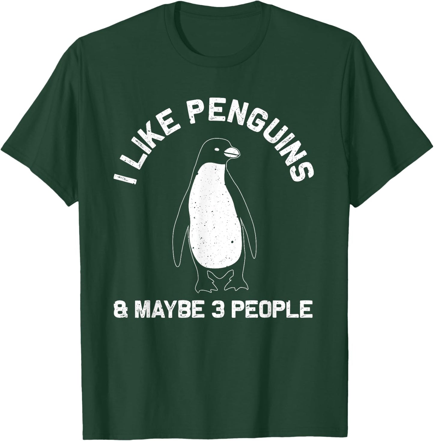 Funny Penguin Gift Adults Women Men Him Seabird Lovers T-Shirt - T-Shirt | Forest