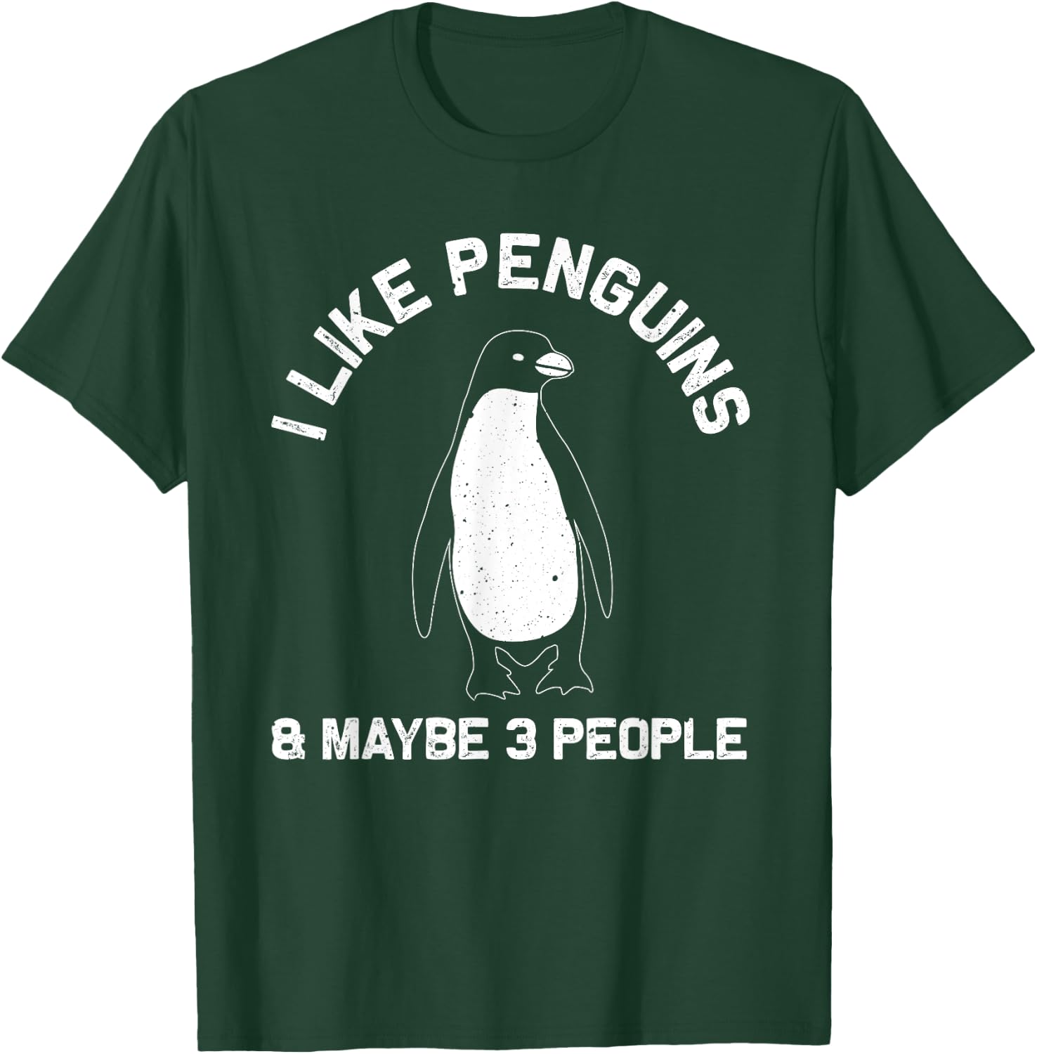 Funny Penguin Gift Adults Women Men Him Seabird Lovers T-Shirt - T-Shirt | Forest