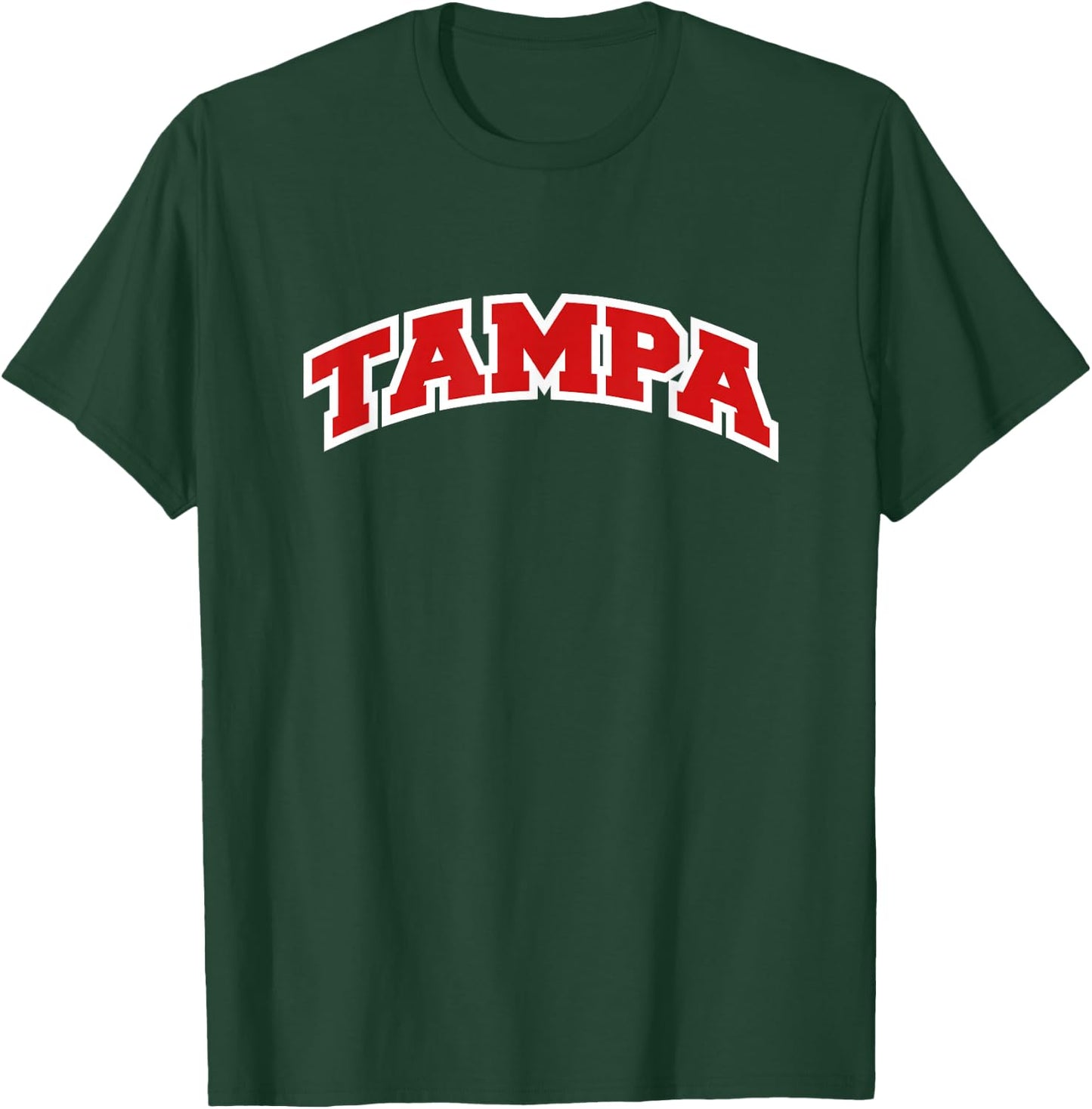 Tampa Florida Varsity Style Vintage T-Shirt - T-Shirt | Forest