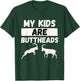 My Kids Are Goats - Funny Goat Mom & Goat Lover Farming Gift T-Shirt - T-Shirt | Forest
