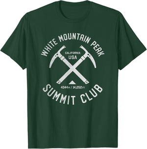 White Mountain Peak Summit Club | I climbed White Mountain T-Shirt - T-Shirt | Forest