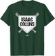 Homeplate Gameday Isaac Collins Prospect Baseball Fan Gear T-Shirt - T-Shirt | Forest