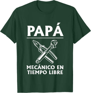 Papà Mecanico En Tiempo Libre Día del Padre T-Shirt - T-Shirt | Forest