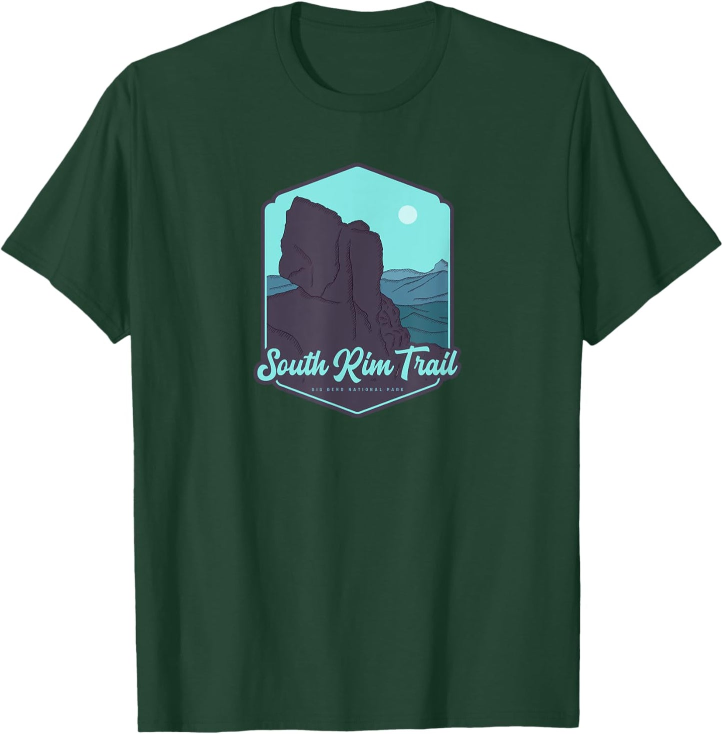 South Rim Trail - Big Bend National Park T-Shirt - T-Shirt | Forest