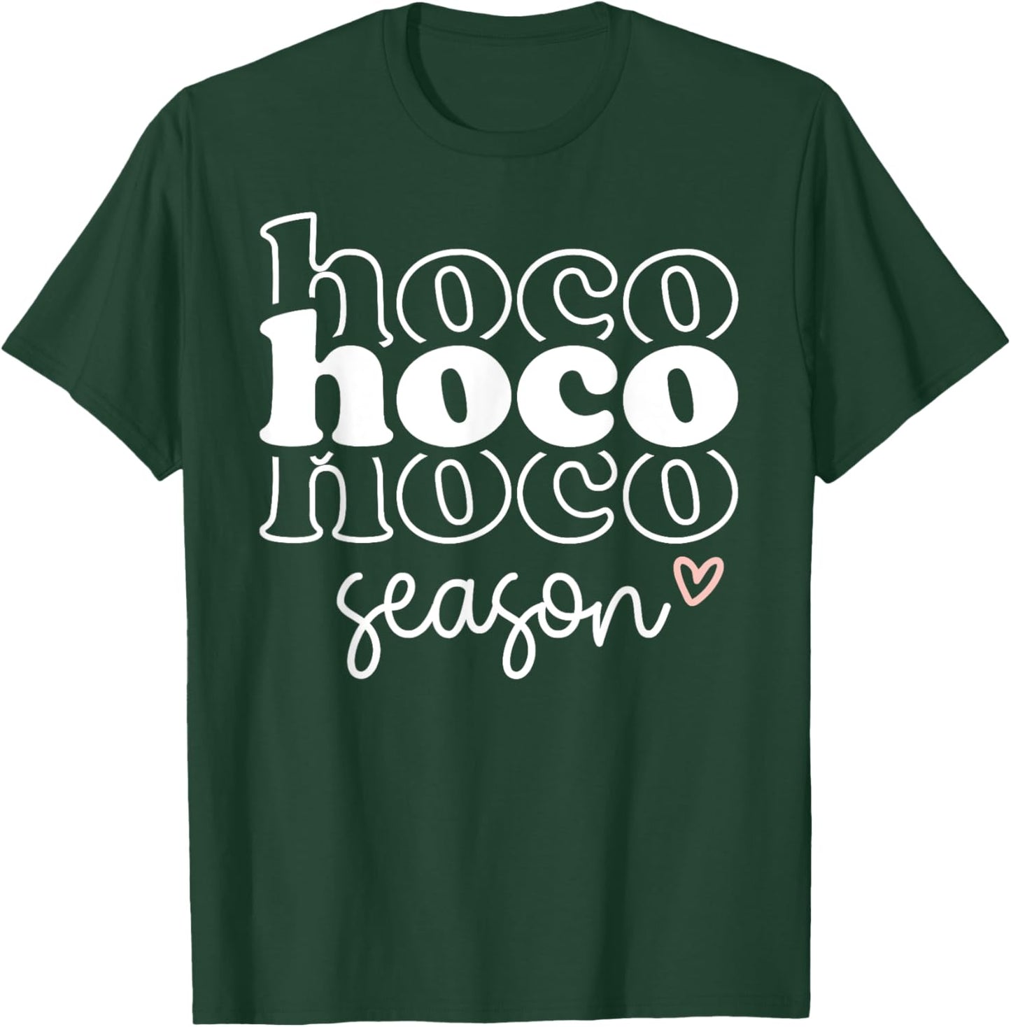 Hoco Season, Homecoming Game Day Vibes T-Shirt - T-Shirt | Forest