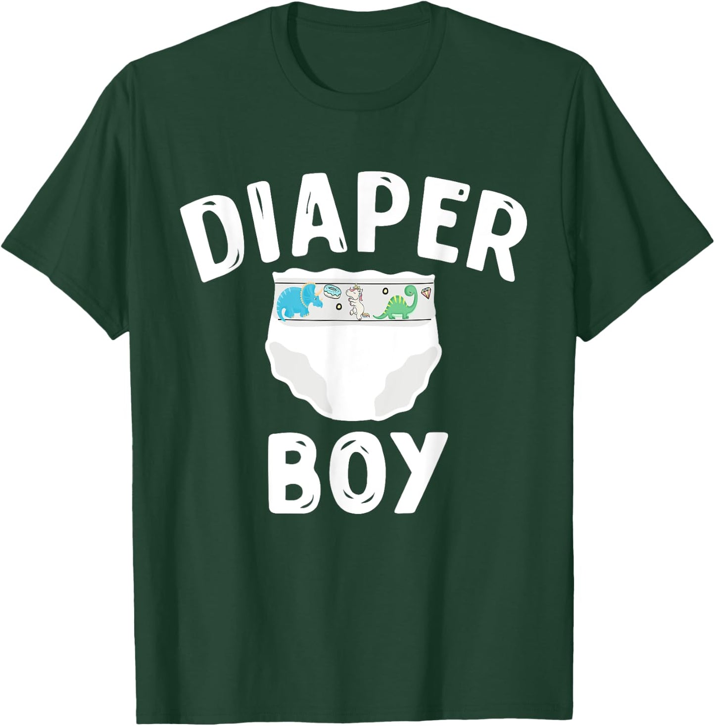 Nappy girl, little padded princess nappy boy T-Shirt - T-Shirt | Forest