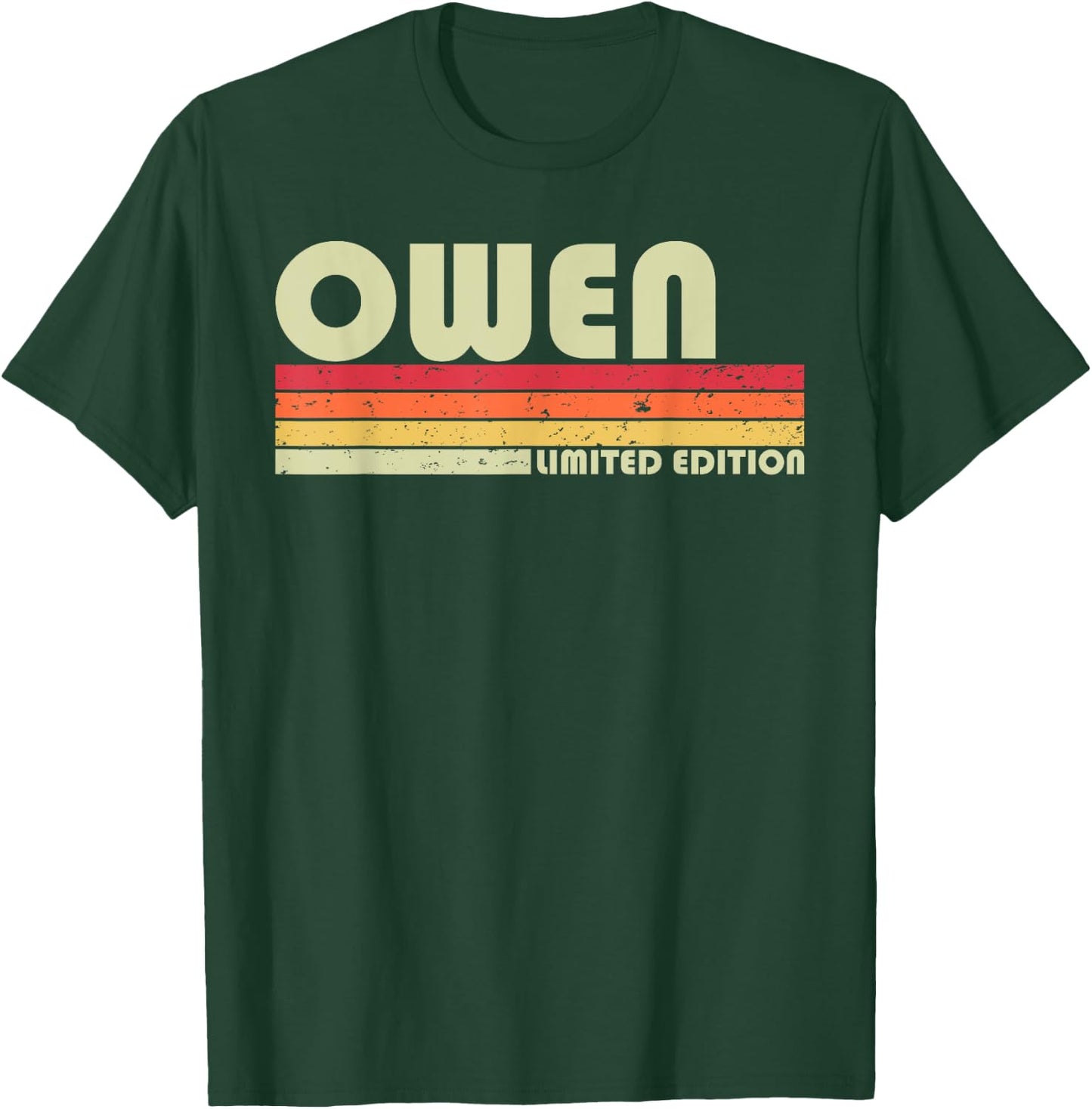 OWEN Gift Name Personalized Funny Retro Vintage Birthday T-Shirt - T-Shirt | Forest