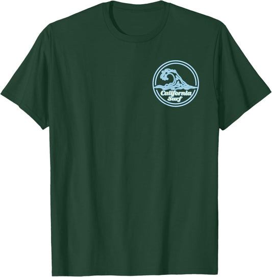 Mavericks Beach Big Wave Surf Club, surfing graphic T-Shirt - T-Shirt | Forest