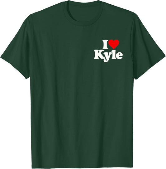 I Love Heart Kyle T-Shirt - T-Shirt | Forest