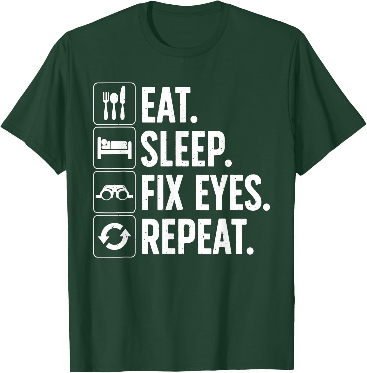 Eye Surgeon Art Women Eye Doctor Ophthalmologist T-Shirt - T-Shirt | Forest