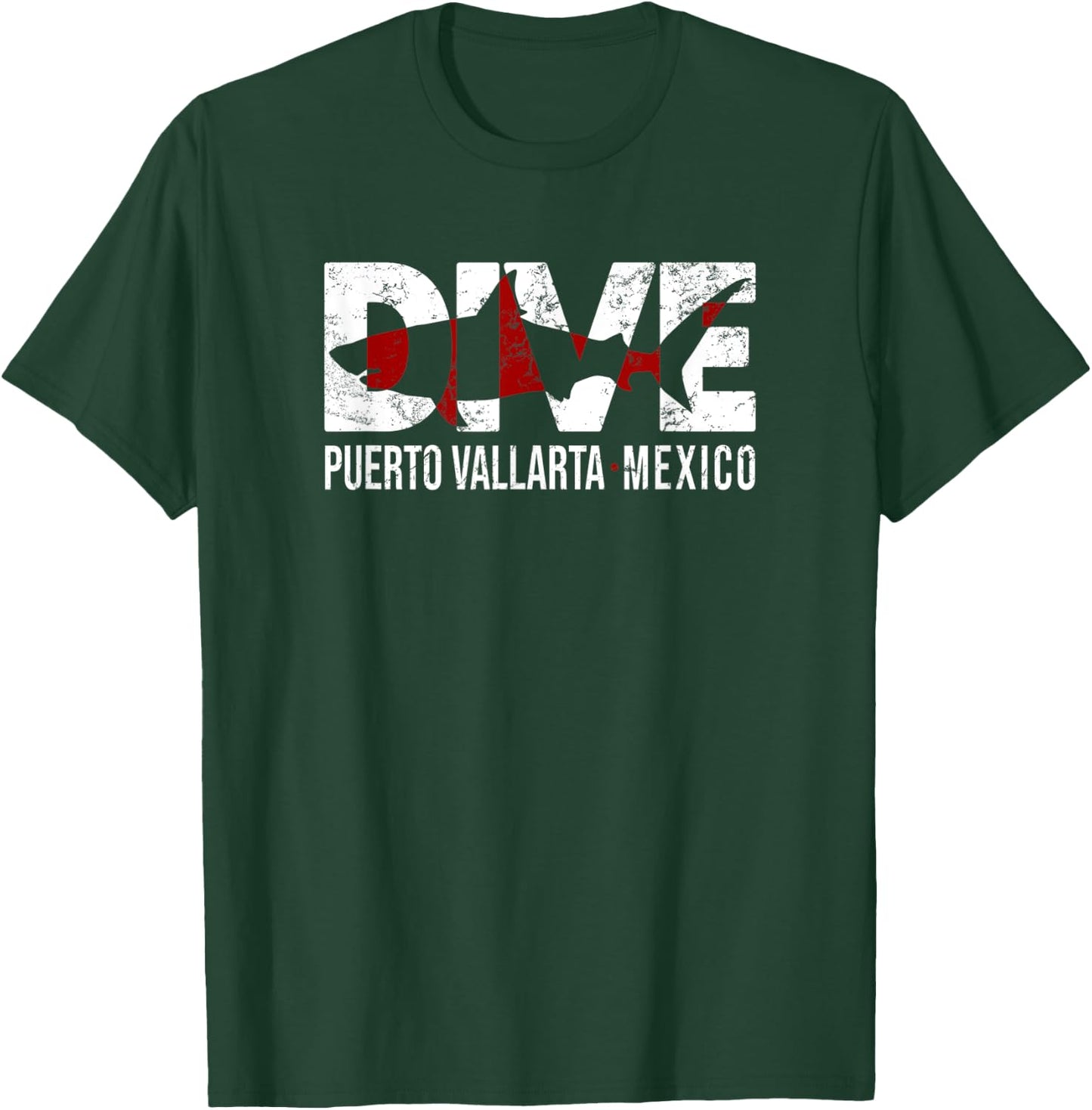 DIVE Puerto Vallarta Mexico SCUBA DIVING Diver T-Shirt - T-Shirt | Forest