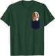 Dachshund in Pocket Long Haired Wiener Dog Women Doxie T-Shirt - T-Shirt | Forest