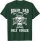 Biking Men Fathers Day Gift Biker Dad Motorcycle Ride Biker T-Shirt - T-Shirt | Forest