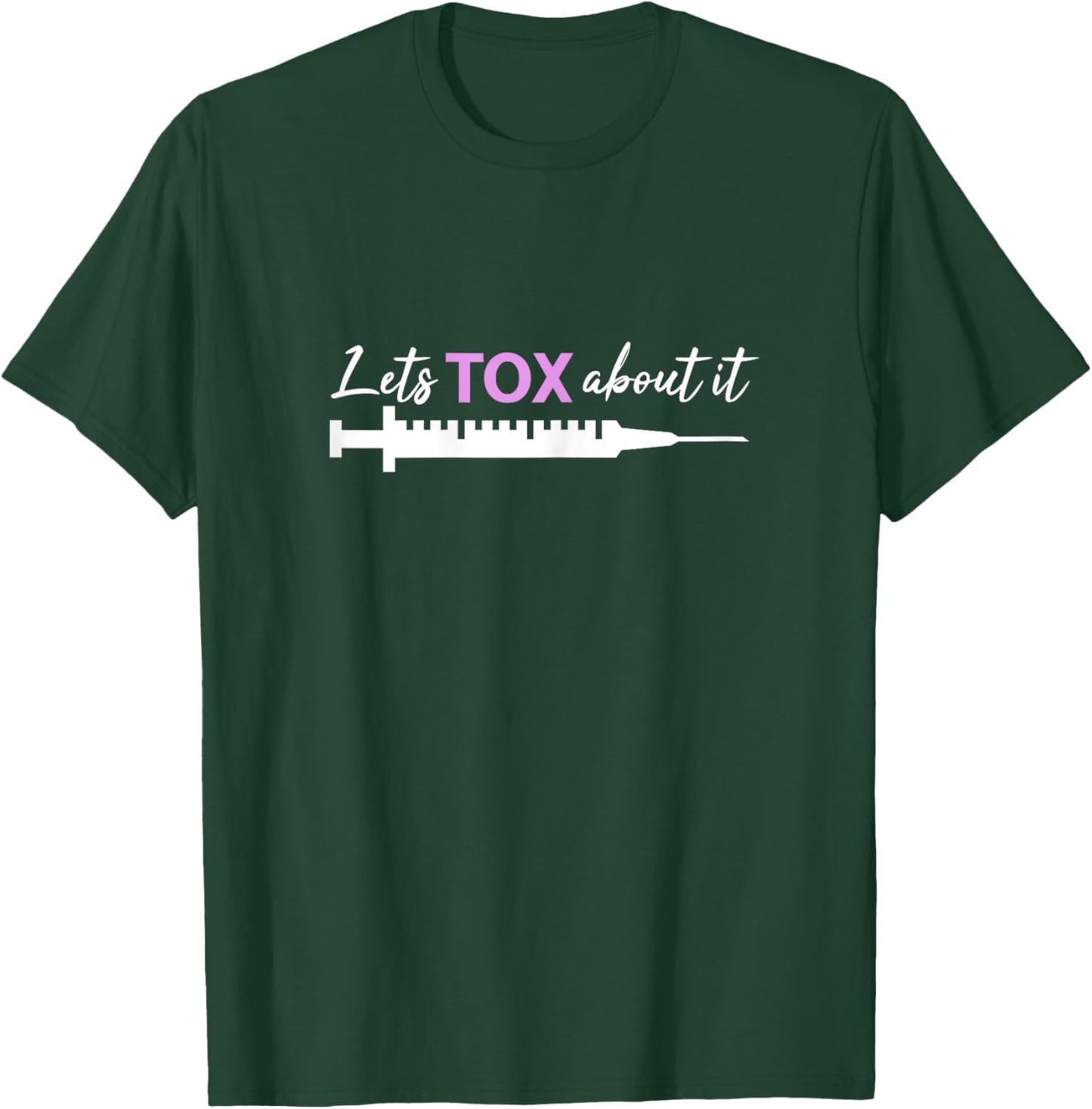 Aesthetic Nurse Botox Injector Cosmetic Nurse Self Promotion T-Shirt - T-Shirt | Forest