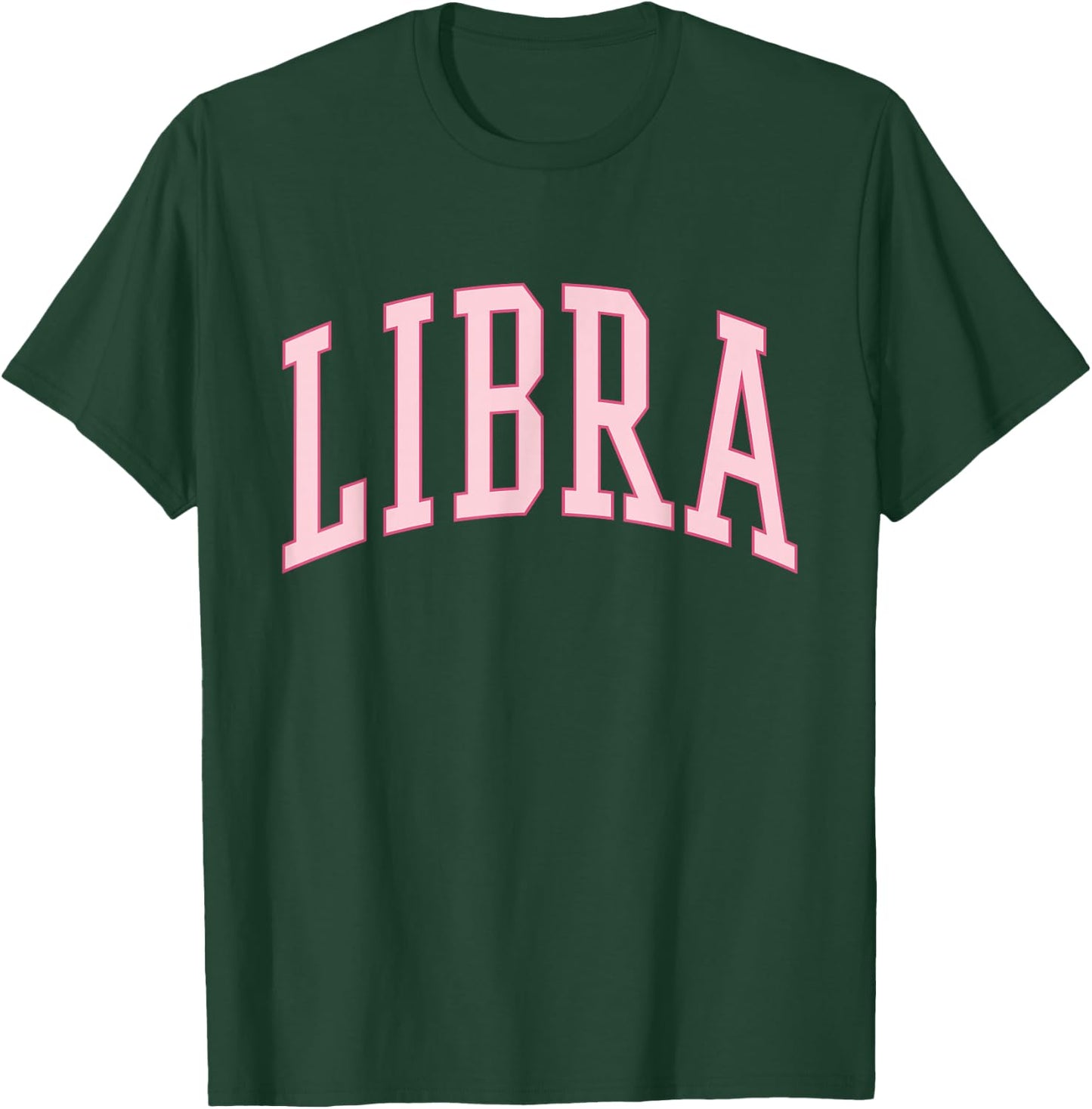 Libra Women Birthday Pink Preppy Woman T-Shirt - T-Shirt | Forest