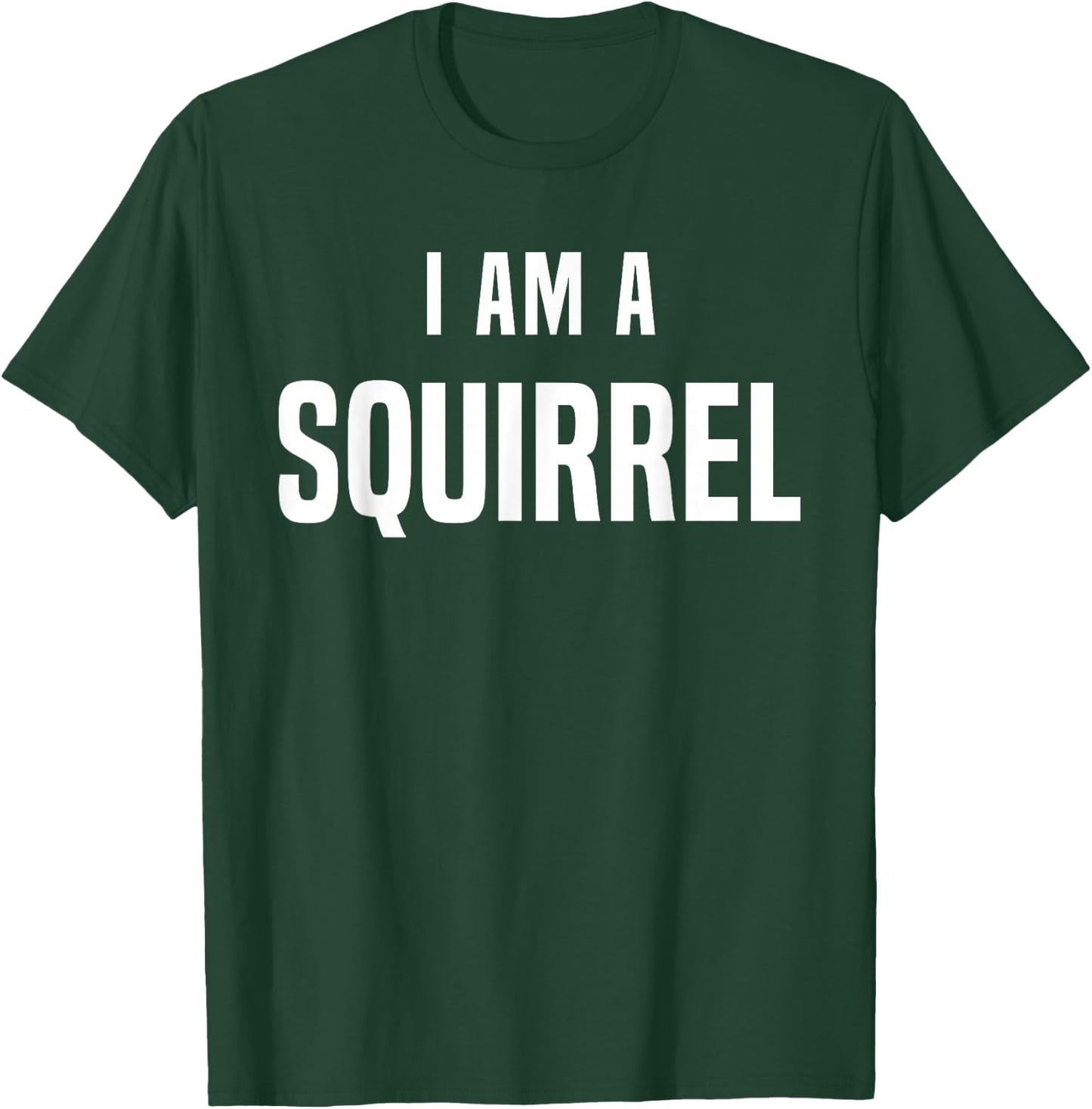 Squirrel Costume Shirt Easy Simple Halloween Costumes T-Shirt - T-Shirt | Forest