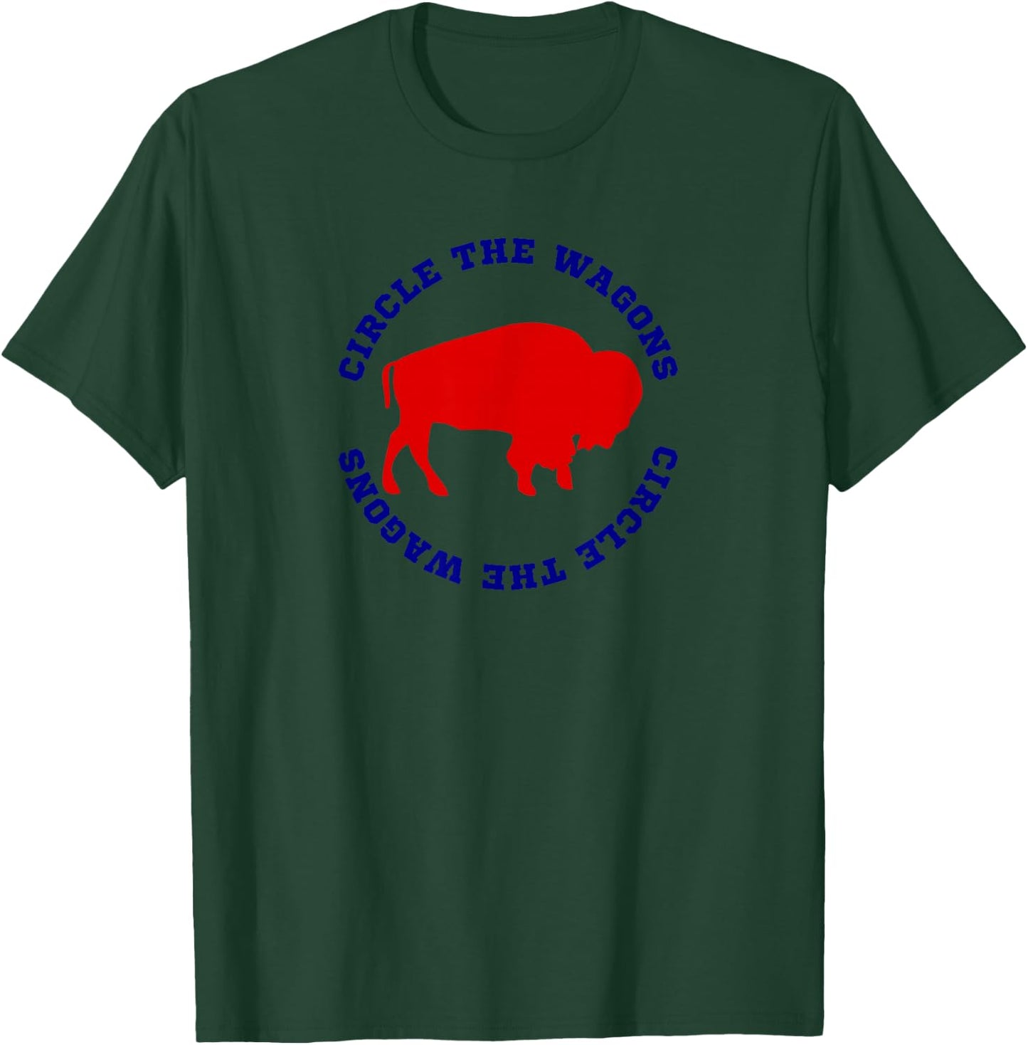Buffalo Circle the Wagons T-Shirt - T-Shirt | Forest