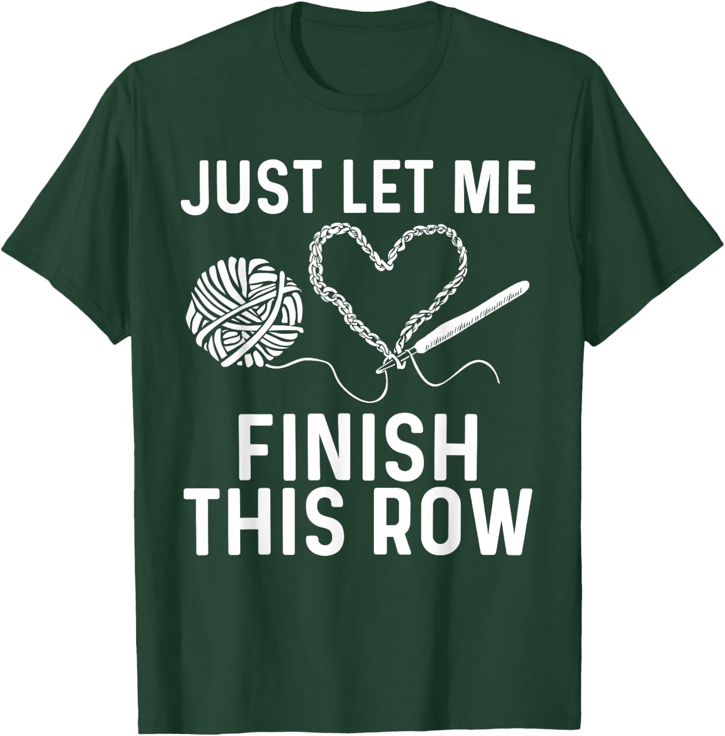 Best Crocheting Art Women Crocheter Crochet Lover T-Shirt - T-Shirt | Forest