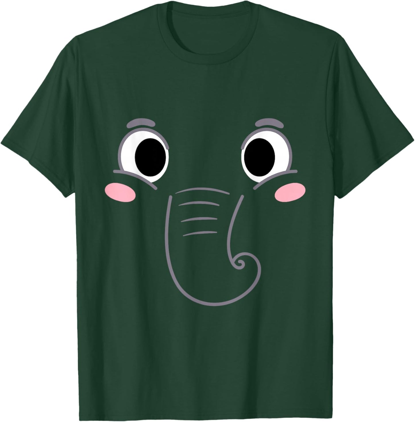 Elephant Costume Birthday Funny Kids Easy DIY Halloween T-Shirt - T-Shirt | Forest