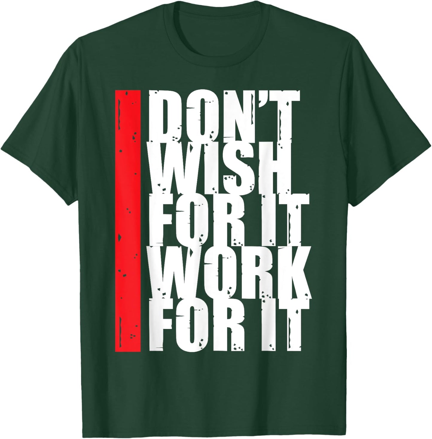 Work Harder Motivation Fitness Gym Entrepreneur Inspiration T-Shirt - T-Shirt | Forest